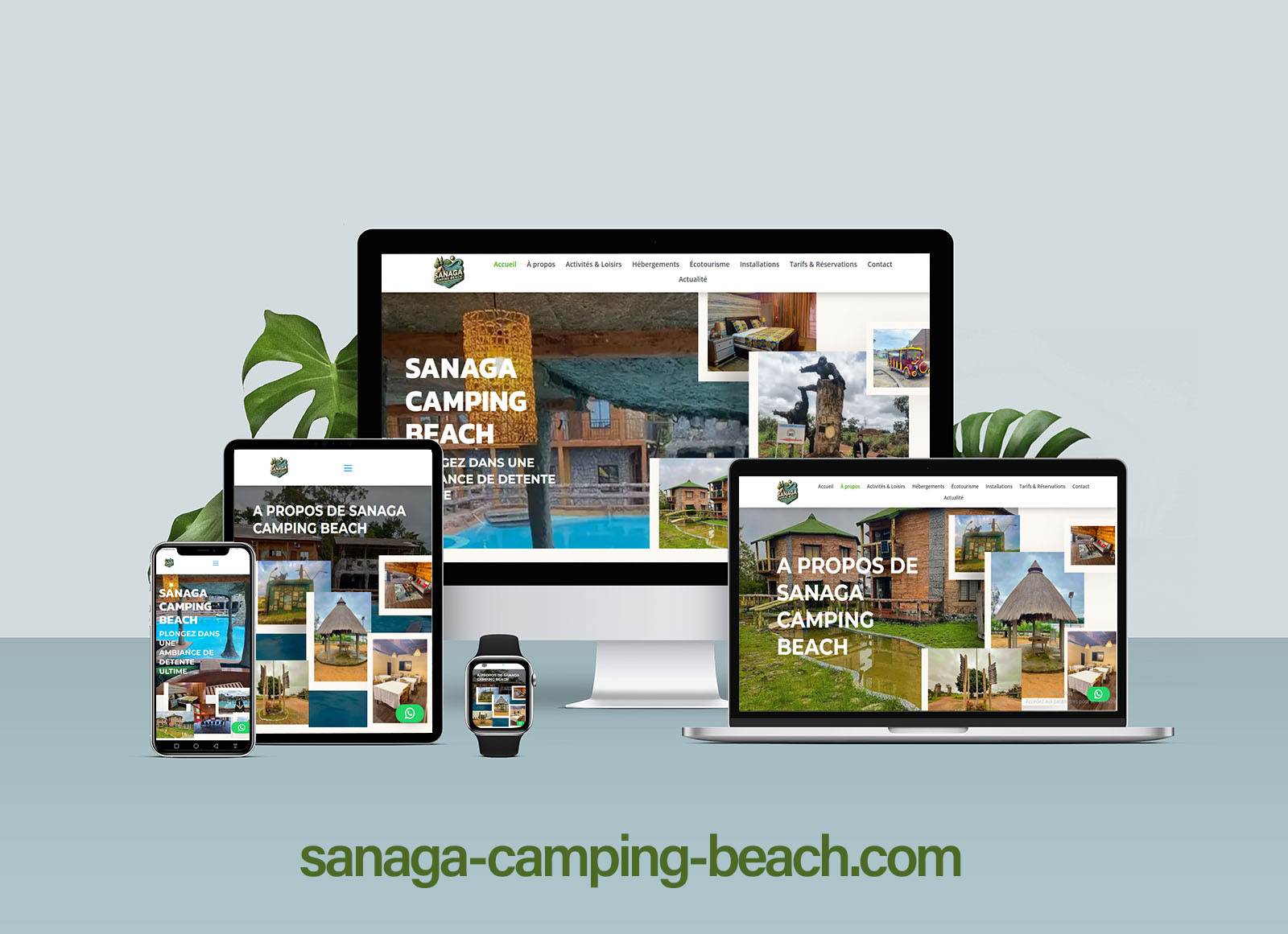 sanaga camping beach